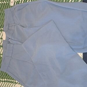 Blue Old Navy Taylor Wide Leg Trouser Pants